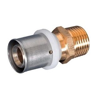 Пресс-фитинг с переходом на наружную резьбу 26x3/4" PN 16