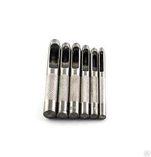 Набор просечек 3,4,5,6,7,8,9,10,12 мм (9 шт) чехол КОБАЛЬТ
