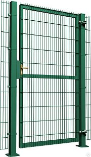 Калитка с полимерным покрытием 1,53х1 м ячейка 200х55 мм d прутка 4х4 мм